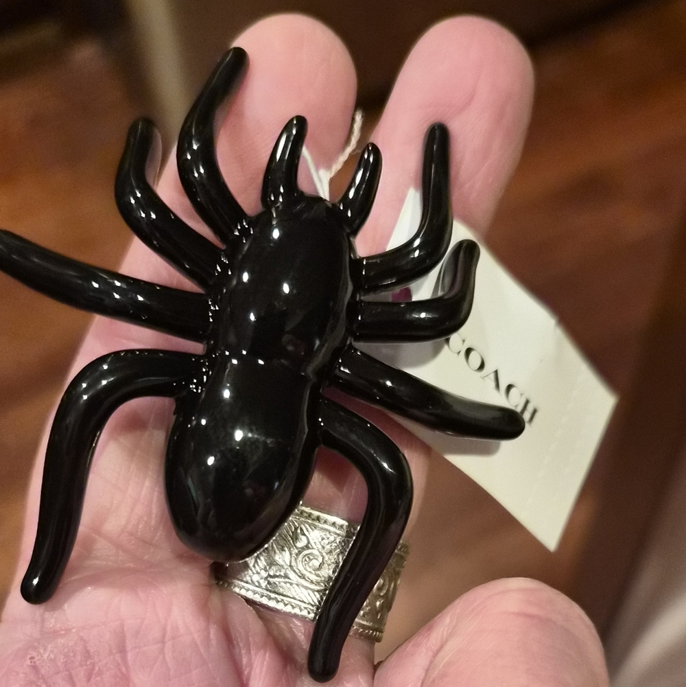 🕷️ Authentic Coach Small Spider Shoe Charm CCQ35 - 𝐁𝐫𝐚𝐧𝐝 𝐍𝐞𝐰! 🕷